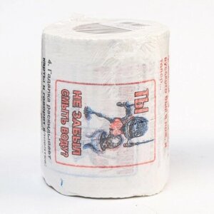 Сувенирная туалетная бумага "Анекдоты", 10 часть, 9,5х10х9,5 см