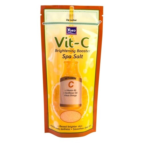 Таиланд Yoko Скраб солевой, Vit-C Лимон, 300 гр