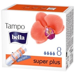 Тампоны Bella Premium Comfort Super Plus, без аппликатора, 8 шт