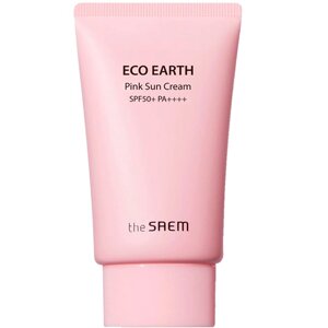 THE SAEM Eco Earth Крем солнцезащитный Eco Earth Pink Sun Cream