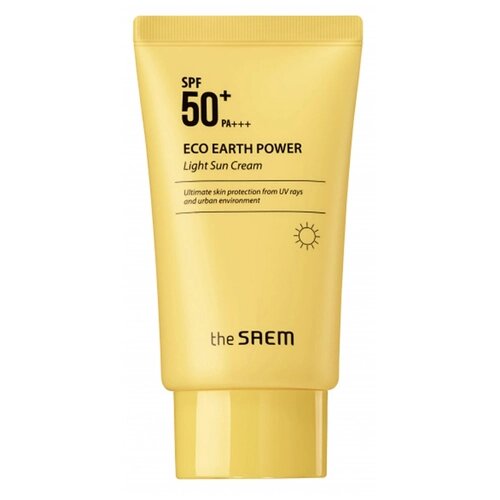 The Saem Крем солнцезащитный для жирной кожи Eco Earth Power Light Sun Cream SPF50+ PA 50 г