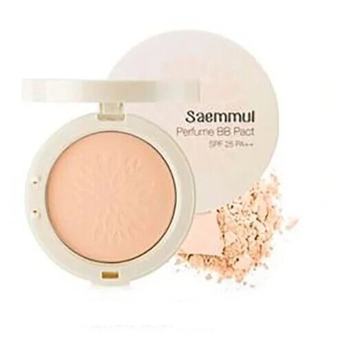 The Saem Пудра компактная ароматизированная Saemmul Perfume BB Pact SPF25 PA 21 Pink Beige 20 г