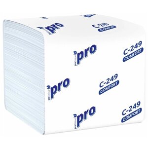 Туалетная бумага листовая Protissue Premium С-249, 2-слойная, система T3