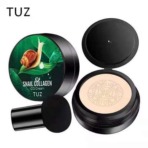 TUZ - Тональный крем, кушон-крем с муцином улитки, основа под макияж (натуральная кожа)