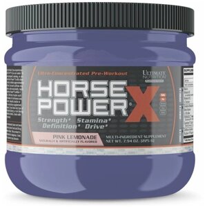 Ultimate Nutrition HORSE POWRER X со вкусом Розовый лимонад 225 гр