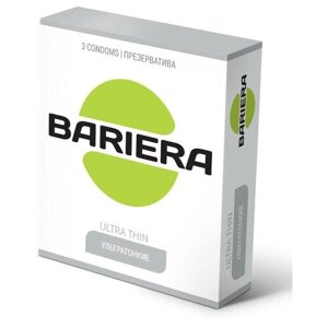 Ультратонкие презервативы Bariera Ultra Thin - 3 шт. (арт. 247683)