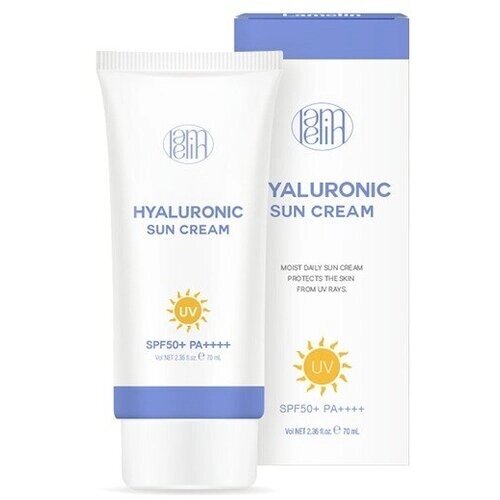Увлажняющий солнцезащитный крем для лица и тела с гиалуроновой кислотой Lamelin Hyaluronic Sun Cream SPF50+ PA 70ml