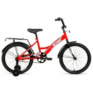 Велосипед ALTAIR KIDS 20 (20" 1 ск. рост. 13"2022, красный/серебристый, IBK22AL20043