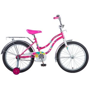 Велосипед детский Novatrack "Tetris", цвет: розовый, 20"