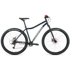 Велосипед Forward Sporting 29 X 2021 рост 17" темно-синий/красный