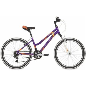 Велосипед Stinger 24" Laguna, фиолетовый, размер рамы 14"