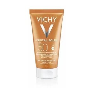 Vichy эмульсия Capital Ideal Soleil Mattifying Face Dry Touch SPF 50, 50 мл