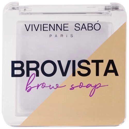 Vivienne Sabo мыло для бровей Brovista brow soap, 3 мл, прозрачный