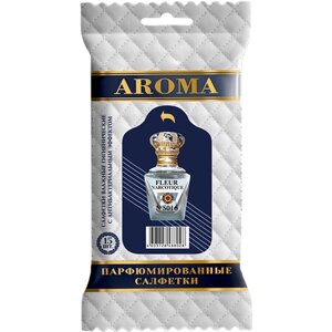 Влажные парфюмированные салфетки Aroma Top Line мини для рук Fleur-Narcotic № s016