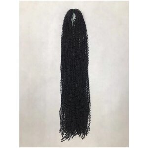 Волосы для наращивания Канекалон Зизи косички (гофре), 65 см, 100 гр. Цвет темно-русый (8)