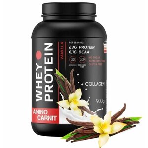 Whey Protein Amino Carnit (900 гр) - Дыня