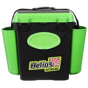 Ящик зимний Helios FishBox 10 л, односекционный, цвет зелёный