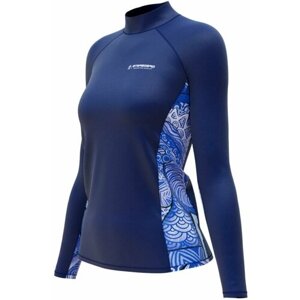 Женская лайкра для серфинга, сап серфинга Womens Long Sleeve Lycra, синий, размер S