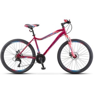 Женский велосипед Stels Miss 5000 MD V020, год 2023, цвет Красный-Розовый, ростовка 18