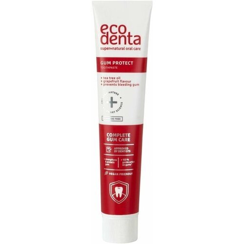 Зубная паста Ecodenta для защиты десен, 75 мл (Из Финляндии)