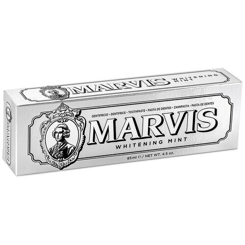Зубная паста Marvis Whitening Mint, 85 мл, белый