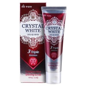 Зубная паста Mukunghwa Crystal White, клюква и мята, 110 мл