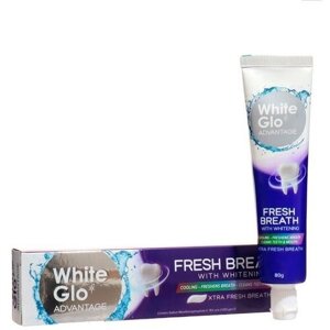 Зубная паста White Glo, отбеливающая свежее дыхание, 80 г