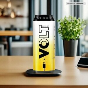 Безалкогольный энергетический газированный напиток "VOLT ENERGY"энергия вольта"без сахара 6 штук