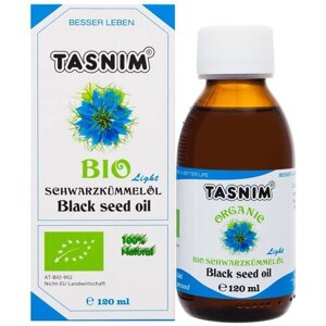 Био масло черного тмина Египетское Tasnim холодного отжима нефильтрованное 100% натуральное в стекле из Австрии 120 мл