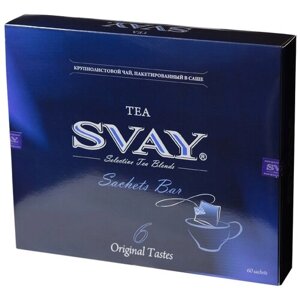 Чай ассорти Svay Sachets Bar пакетированный, яблоко, бергамот, 60 пак.