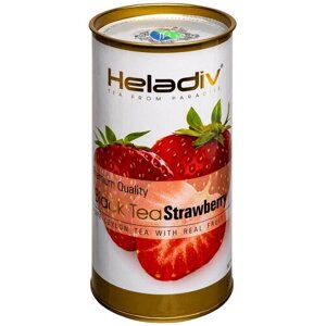 Чай черный Heladiv Premium Quality Black Tea Strawberry, календула, клубника, 100 г, 1 пак.