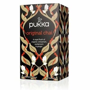 Чай черный Pukka Original Chai Black Tea (корица, кардамон, имбирь) 20 пакетиков, 40 г (из Финляндии)