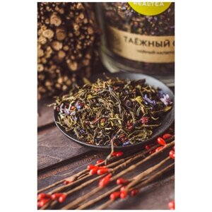 Чай LENiNCHAi "Таежный сбор", зеленый листовой с добавками, 50 г