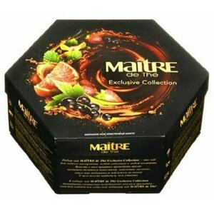 Чай Maitre de The Exclusive Collection ассорти 60 пакетиков, 1248623