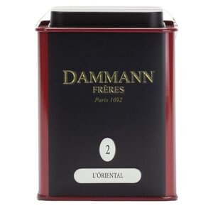 Чай зеленый ароматизированный "Дамманн" The L'ORIENTAL/Восточный, жестяная банка 100 гр