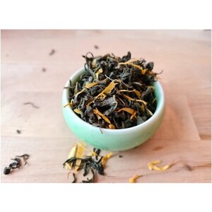 Чай зеленый LENiNCHAi "Саусеп", листовой с добавками, 50 г