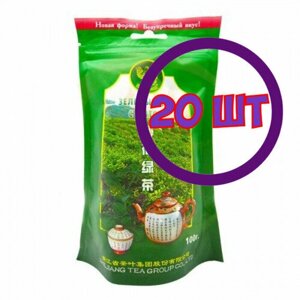 Чай зеленый листовой Верблюд Мята, м/у, 100 г (комплект 20 шт.) 8504585