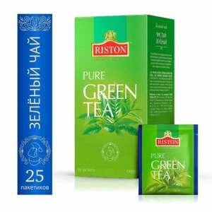 Чай зеленый в пакетиках Riston Pure Green Tea, 25 шт, 50 г