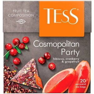 Чайный напиток Tess Cosmopolitan party в пирамидках