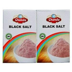 Чёрная соль гималайская Чанда (Himalayan Black Salt Chanda) 2 кор. по 200 гр.