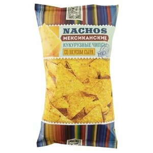 Чипсы кукурузные, Nachos, мексиканские, 150 гх4уп сыр