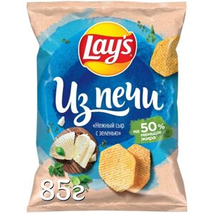 Чипсы Lay's Из печи картофельные, зелень-сыр, 85 г