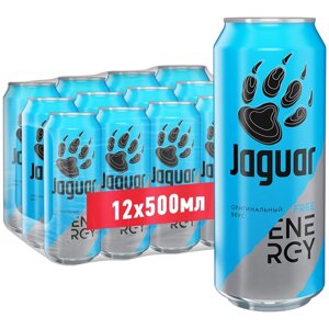 Энергетический напиток Jaguar Free 0.5 л. ж/бан.
