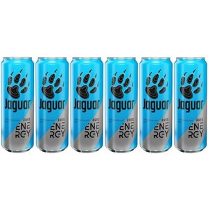 Энергетический напиток Jaguar Free (синий) 0,5 л - 6 штук