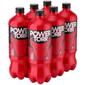 Энергетический напиток Power Torr Red газированный, 1 л, 6 шт