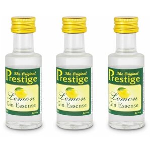 Эссенция Prestige Эссенция для самогона, водки или выпечки Prestige Lemon Gin 20 мл, 60 мл, 3 уп.