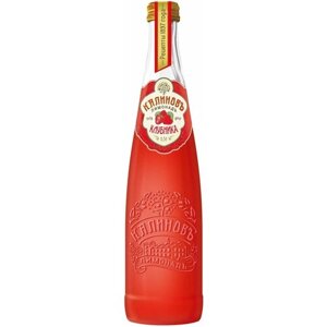 Газированный напиток Калиновъ Лимонадъ Винтажный Клубника 0.5 л (стеклянная бутылка) 1 шт.