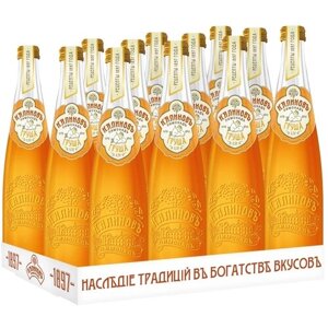 Газированный напиток Калиновъ Лимонадъ Винтажныйгруша, 0.5 л, стеклянная бутылка, 12 шт.