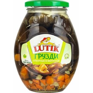 Грузди Lutik отборные в маринаде, 580 мл