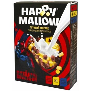 HAPPY MALLOW Batman Сухой Завтрак с Маршмеллоу 240г